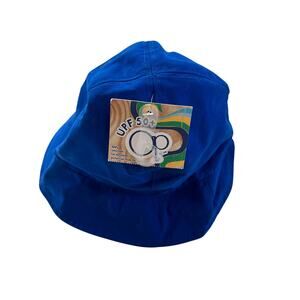 OP Baby UPF 50+ Solid Blue Bucket Hat - New with Tags